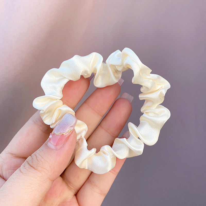 Wholesale Solid Color Fabric Large Intestine Hair Tie